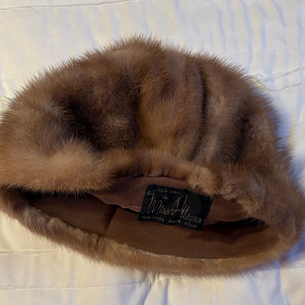 Elegant Brown Fur Hat by